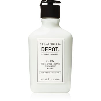 DEPOT 400 SHAVE SPECIFICS NO. 402 PRE & POST SHAVE EMOLLIENT FLUID balsam after shave - imagine 2